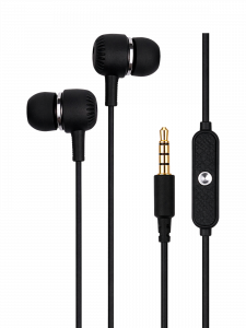 Орбита OT-ERG59 Черные наушники-гарнитура (3.5мм)